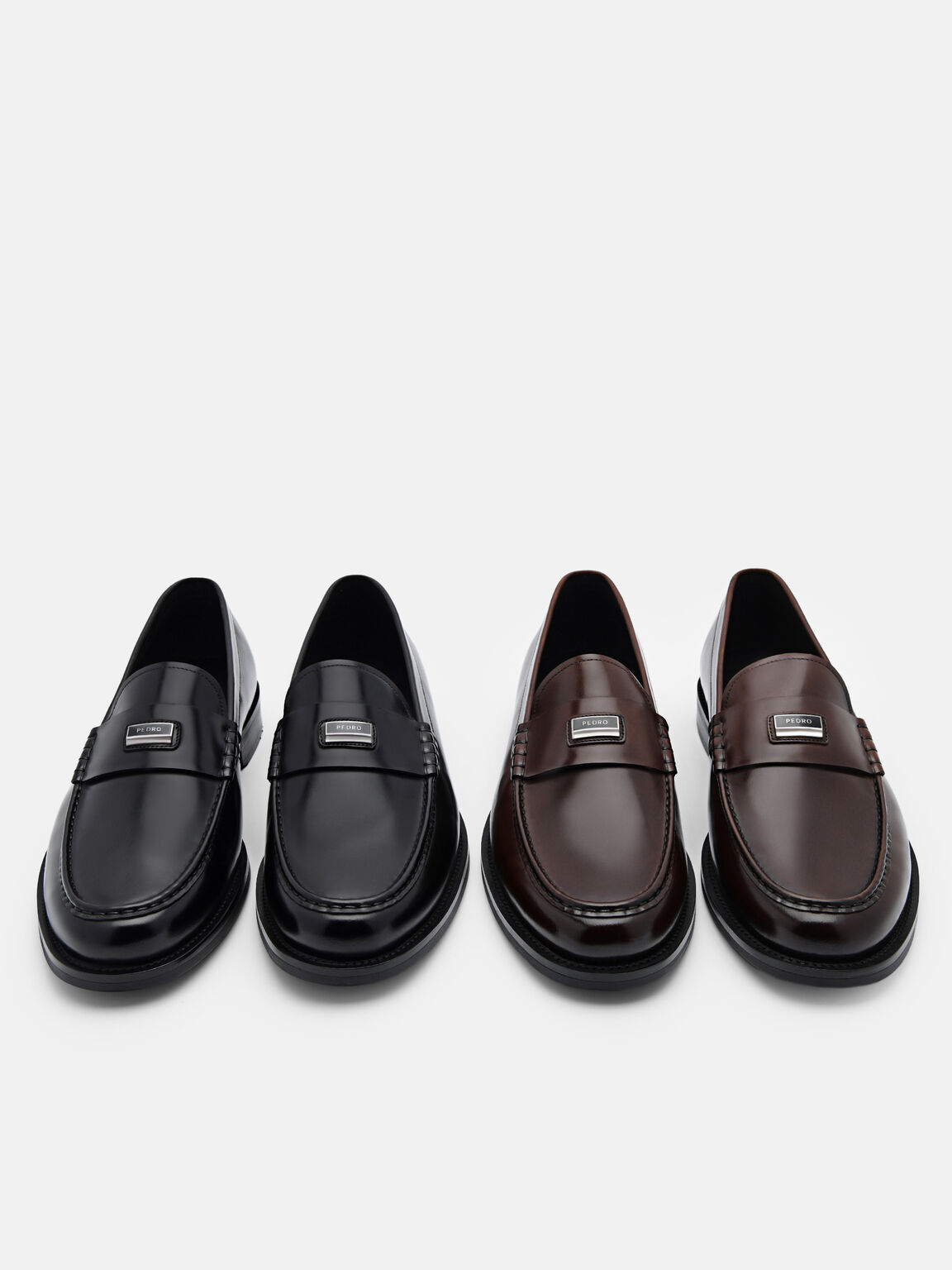 Leather Loafers, Brown