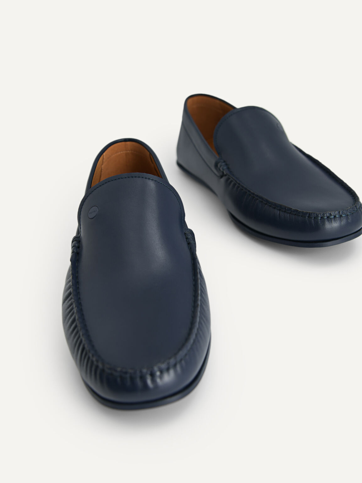Casual Moccasins, Navy