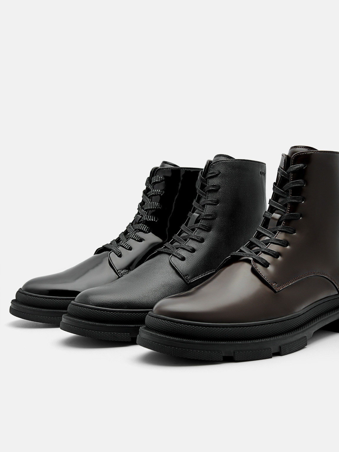 Side-Zip Ankle Boots, Dark Brown
