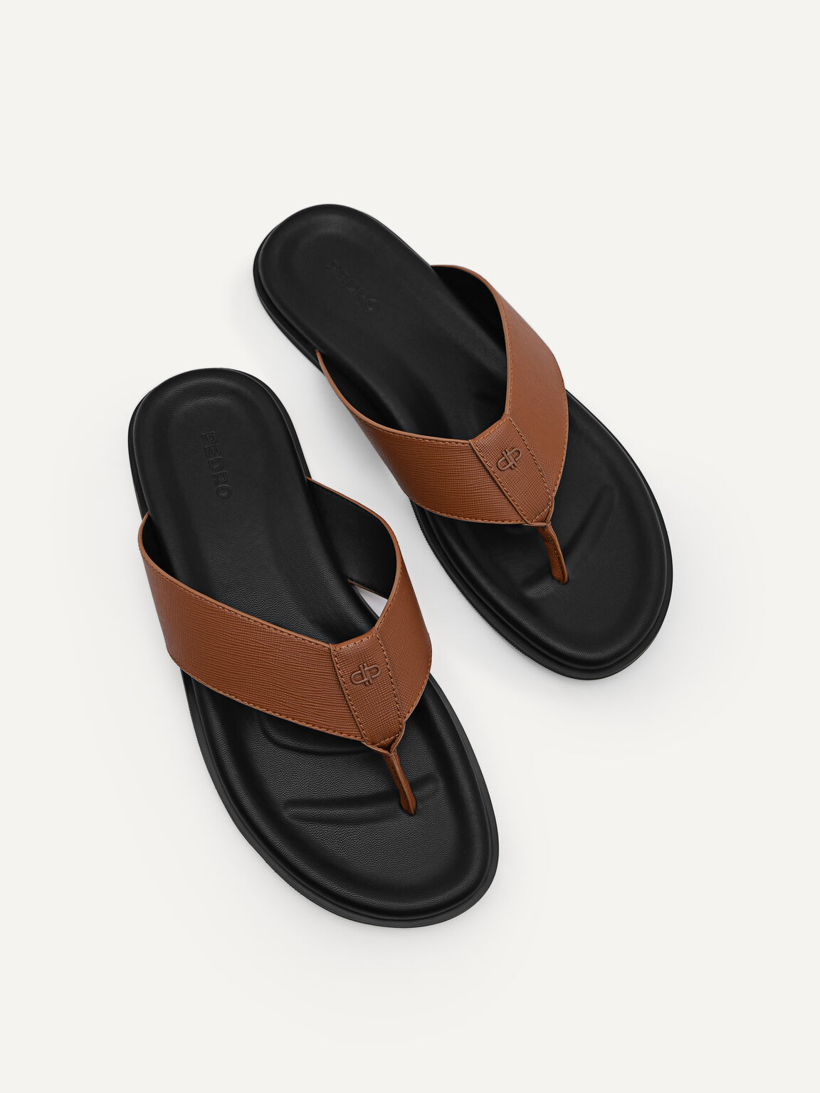 PEDRO Icon Thong Sandals, Cognac