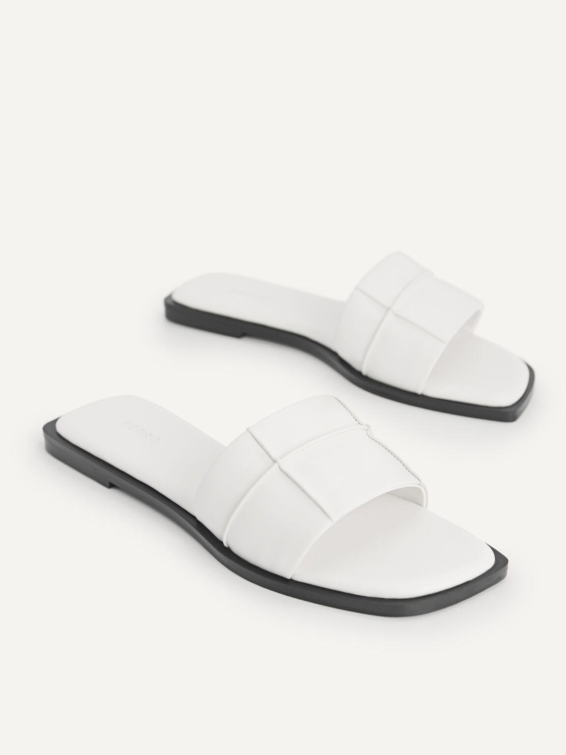Slide Sandals, Chalk