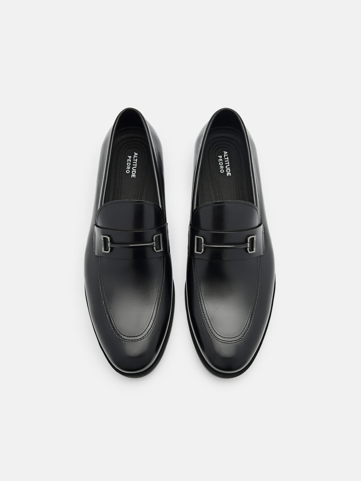 Black Altitude Lightweight Casey Leather Loafers - PEDRO SG