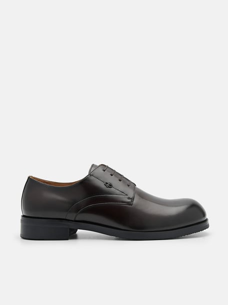 PEDRO Icon Leather Derby Shoes, Dark Brown