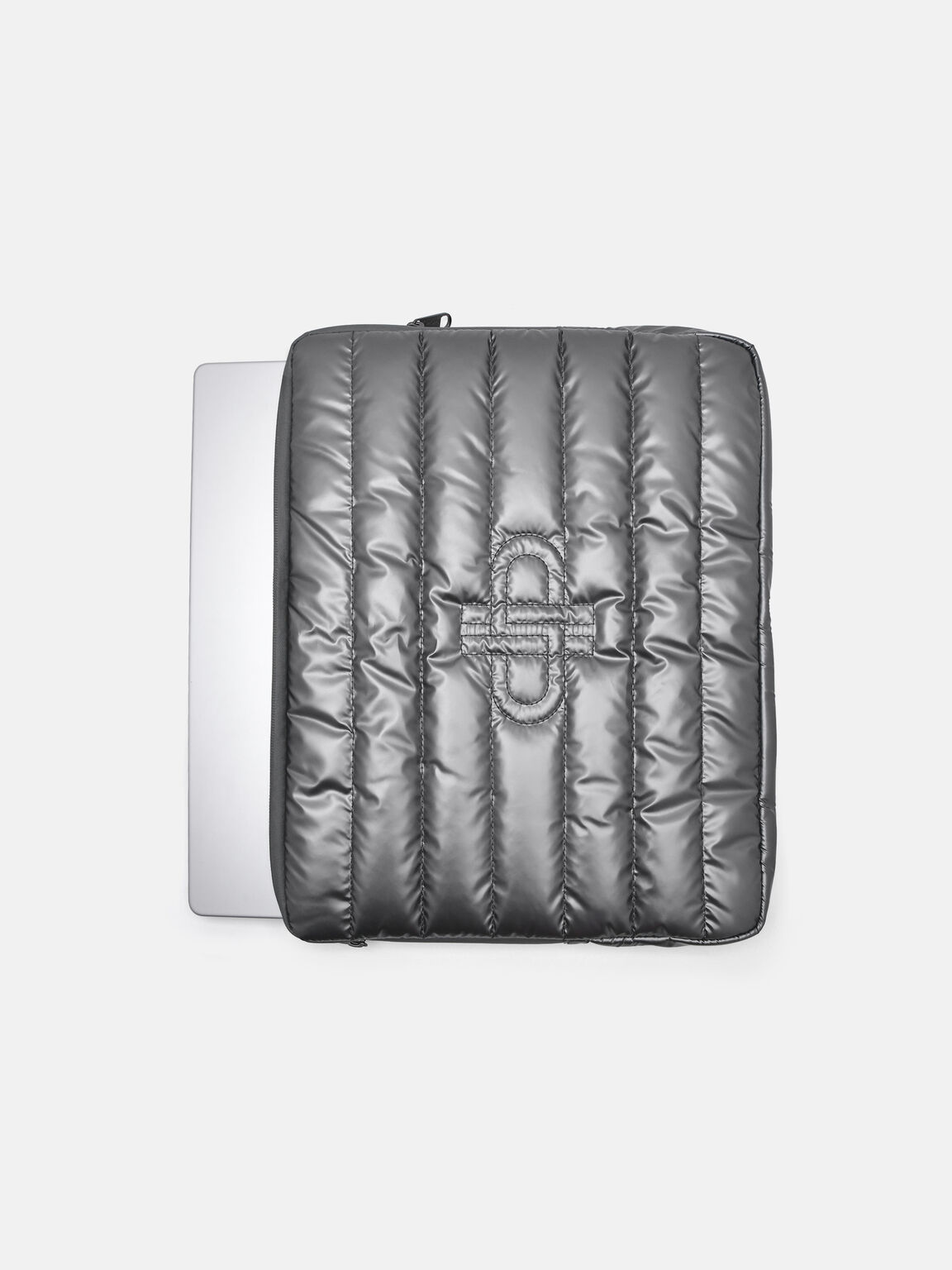 Silver Laptop Sleeve, Silver