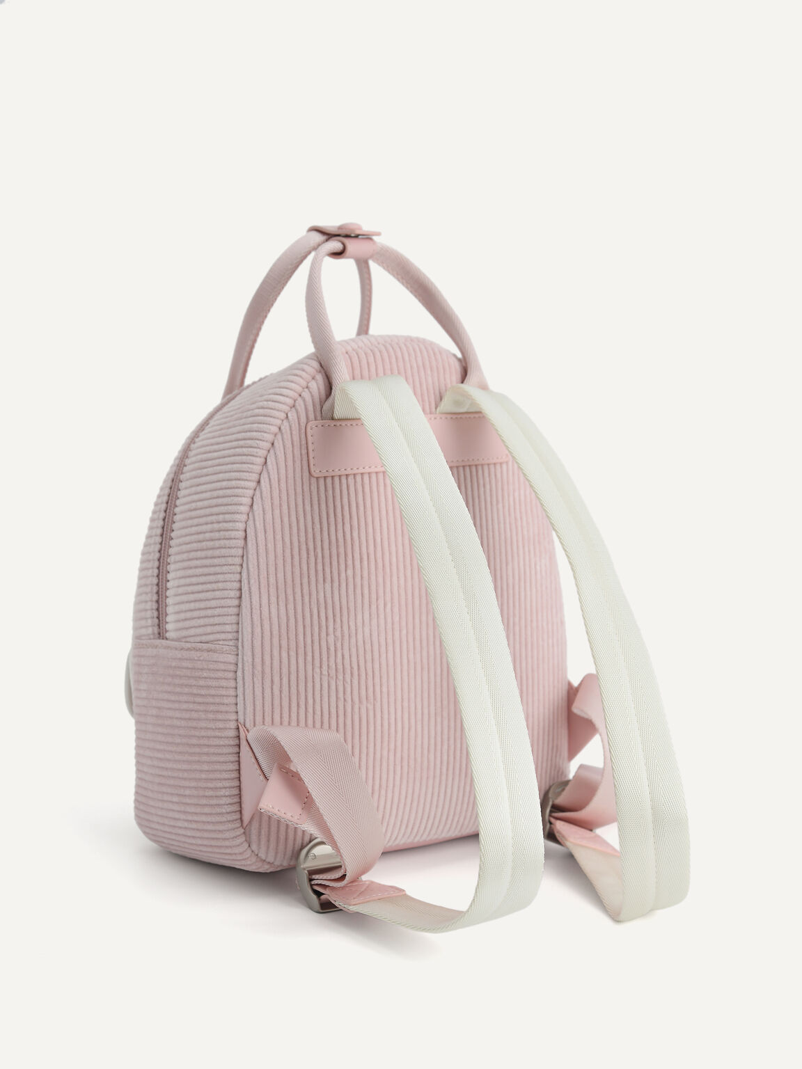 Corduroy Backpack, Light Pink, hi-res