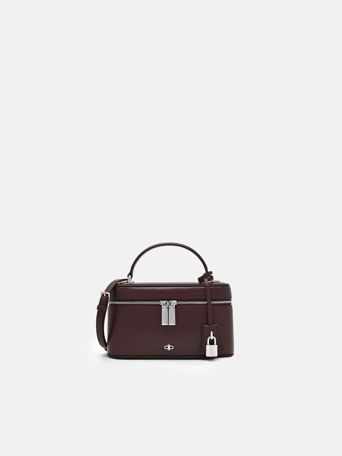 Ari Leather Shoulder Bag, Wine