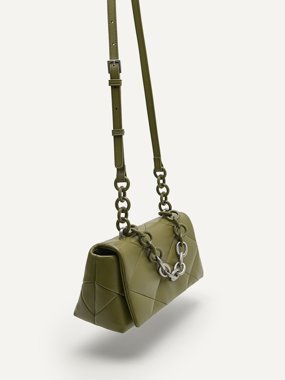 Charlotte Shoulder Bag, Military Green