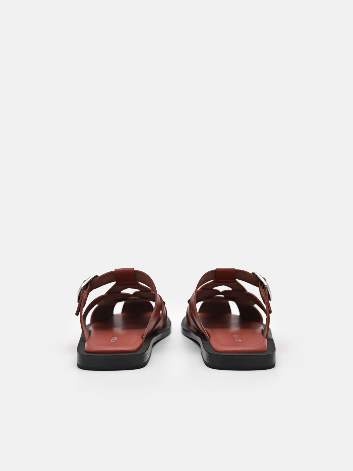Eden Caged Sandals, Brick