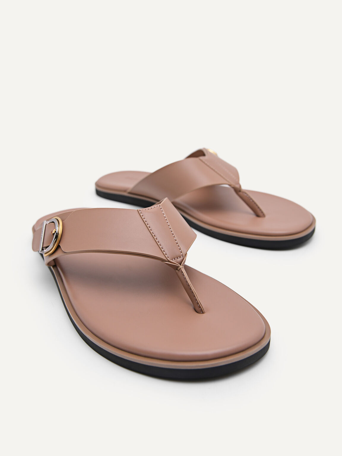 Thong Sandals, Taupe