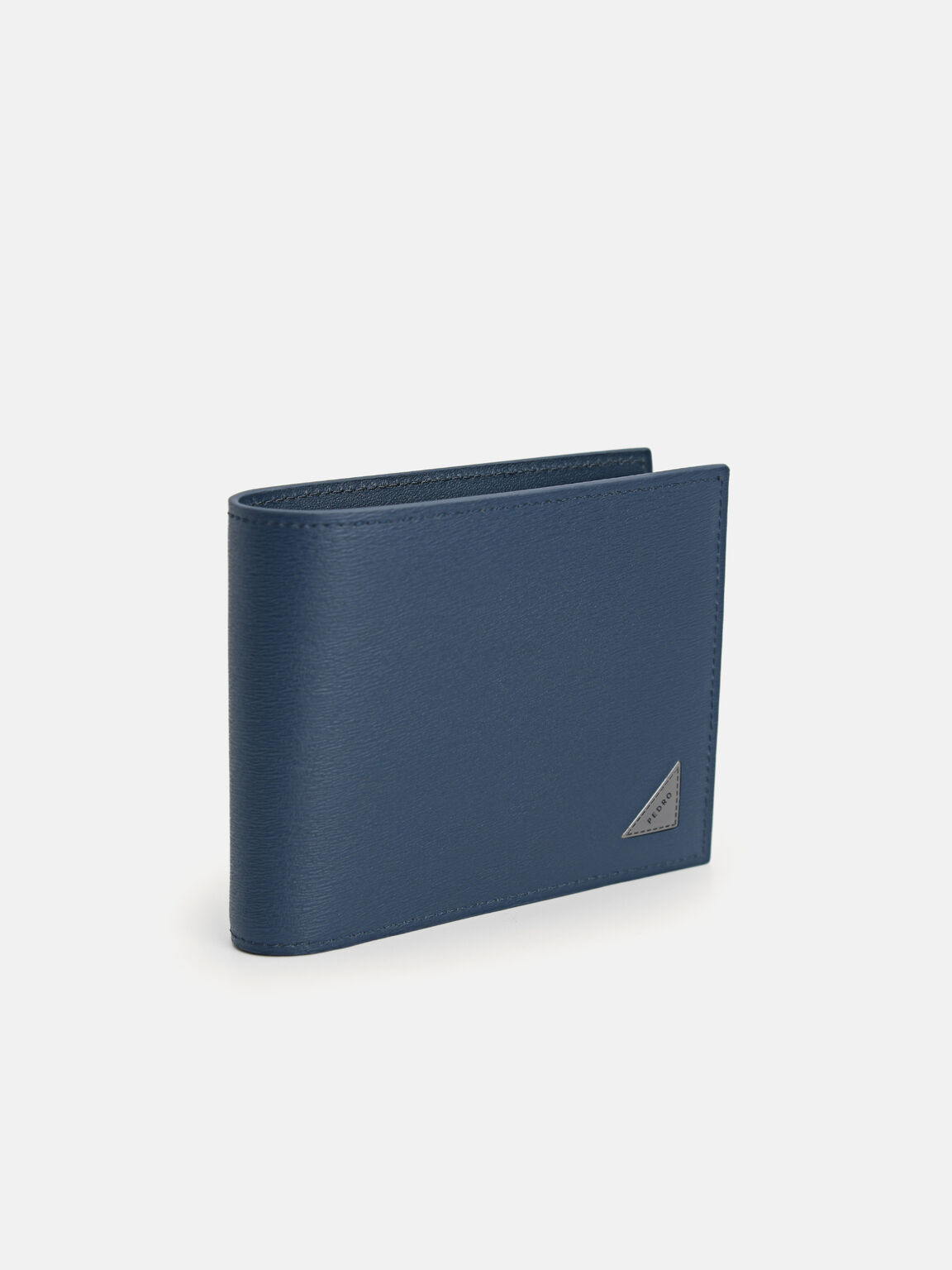 Leather Bi-Fold Wallet (RFID), Navy