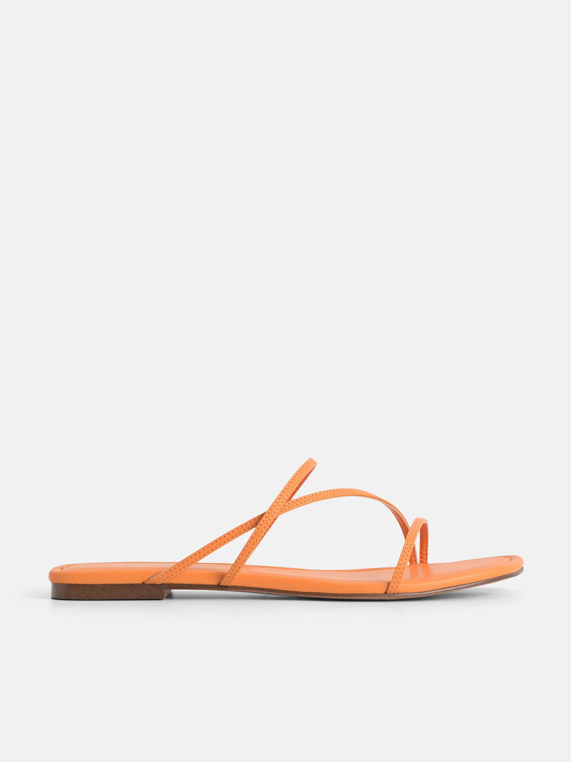 Gwyneth Strappy Flats, Orange