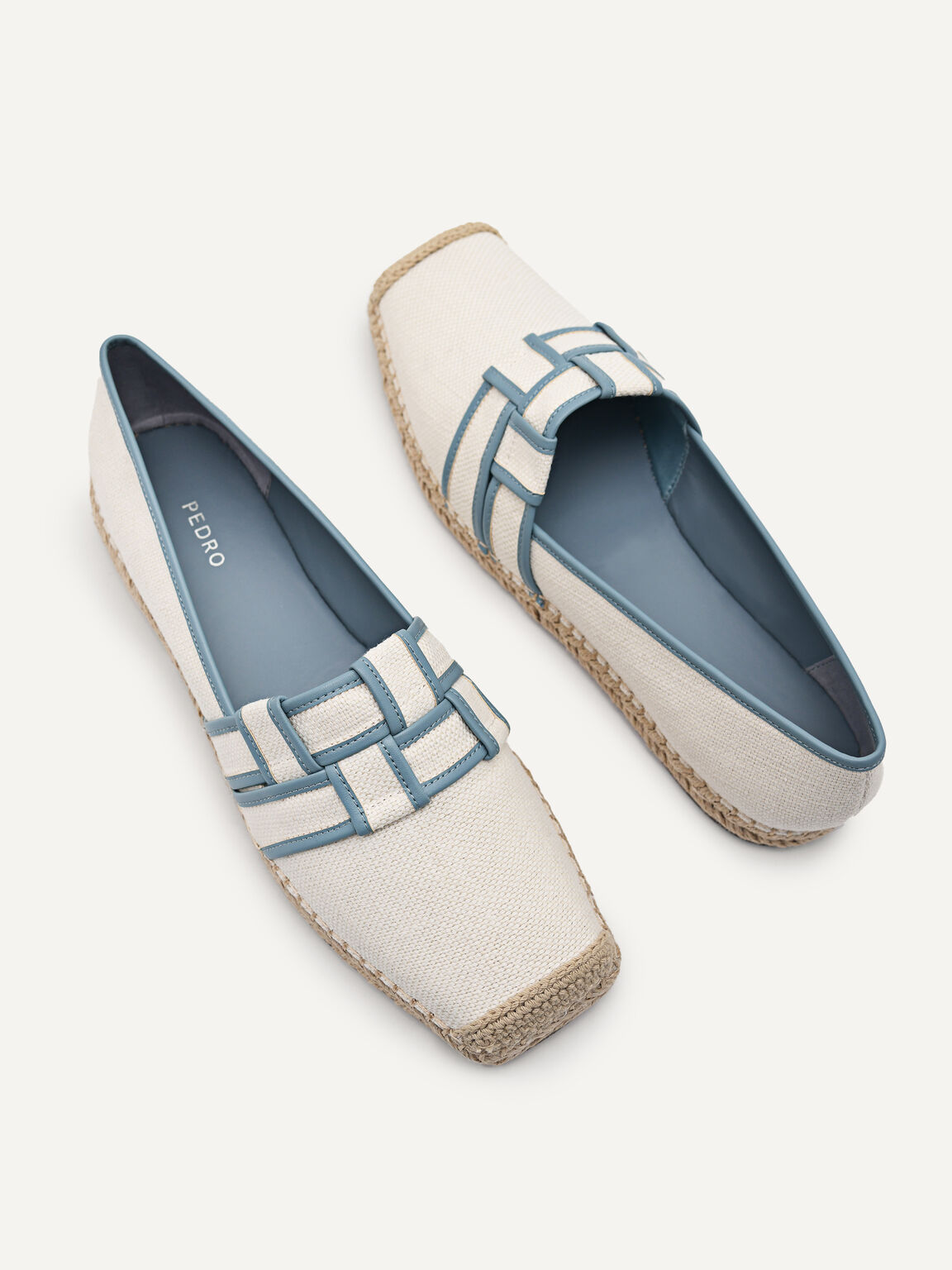 Canvas Espadrille Loafers, Blue