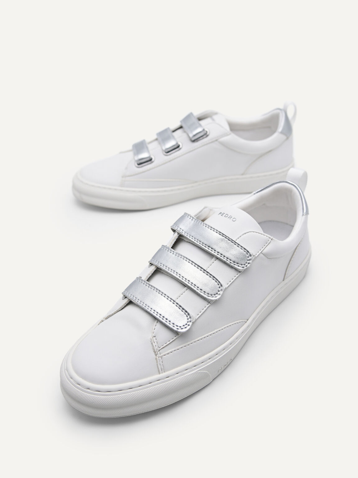 Ridge Velco Strap Sneakers, White