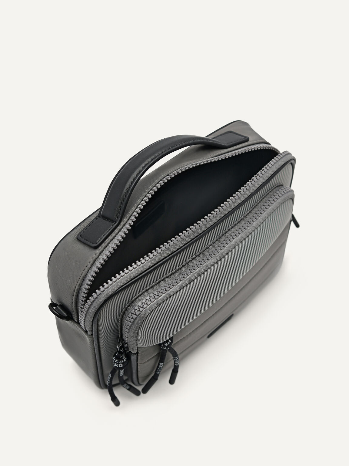Nylon Sling Bag, Grey