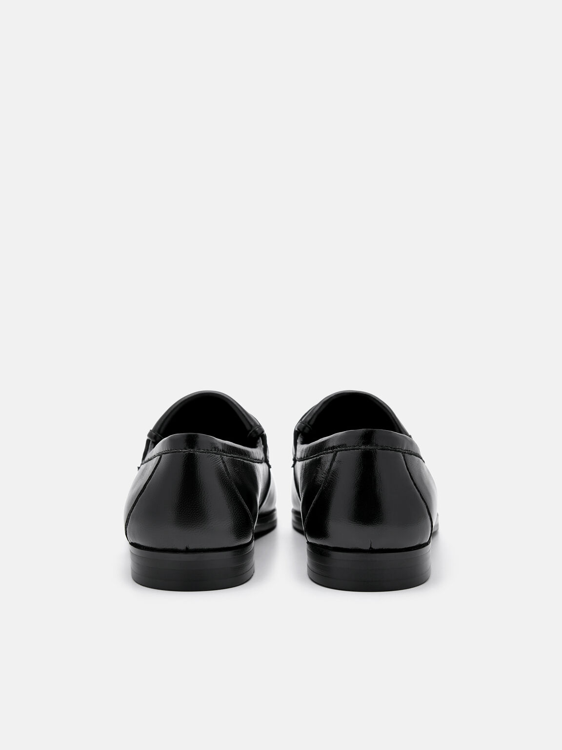 Jatte Leather Loafers, Black