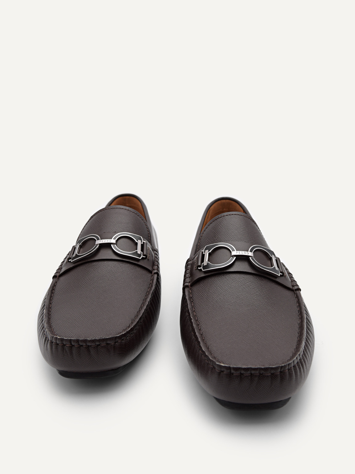 Antonio Leather Driving Shoes, Dark Brown