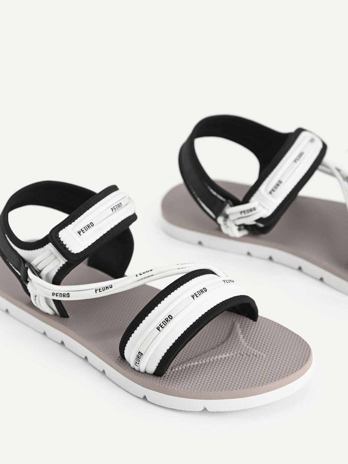 Slingback Sandals, White
