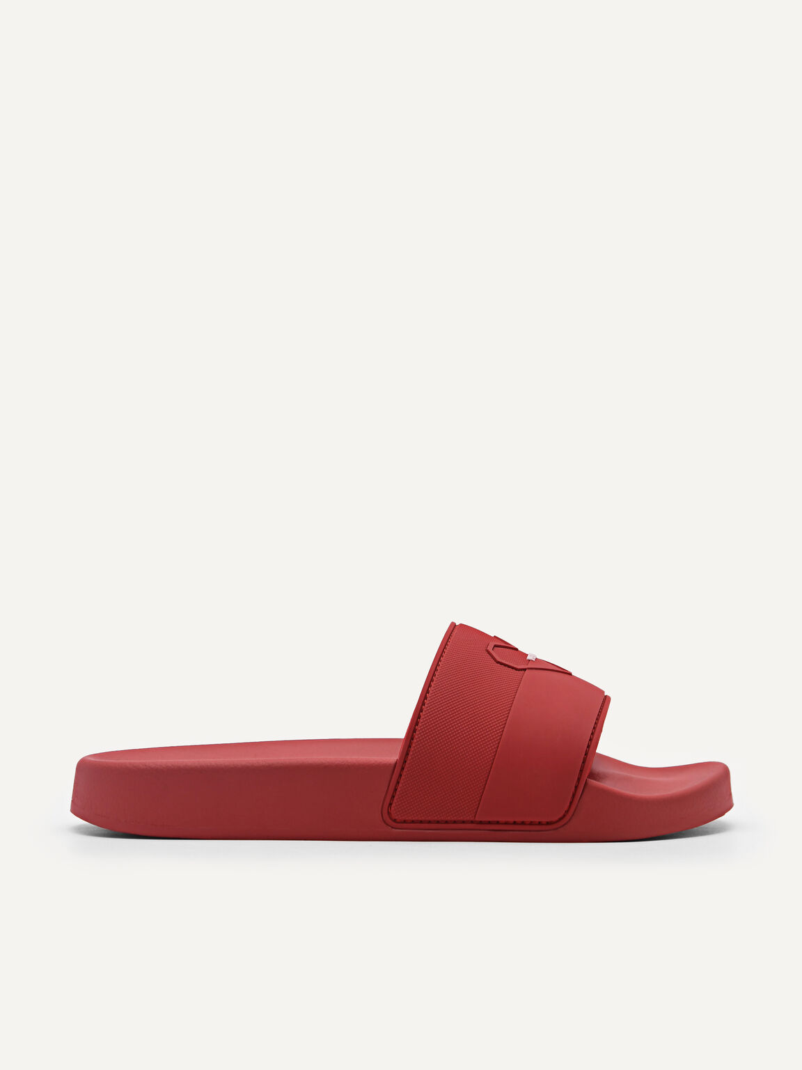 Red Eterna Slide Sandals - PEDRO TH