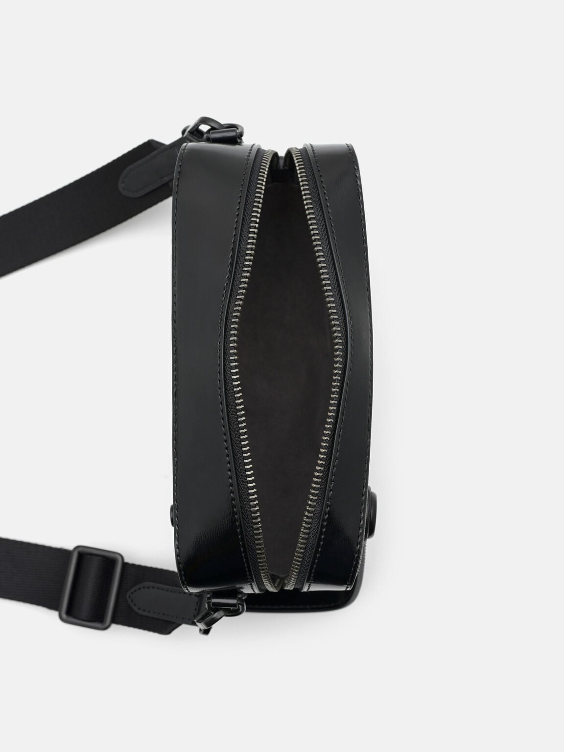 Leather Sling Bag, Black2