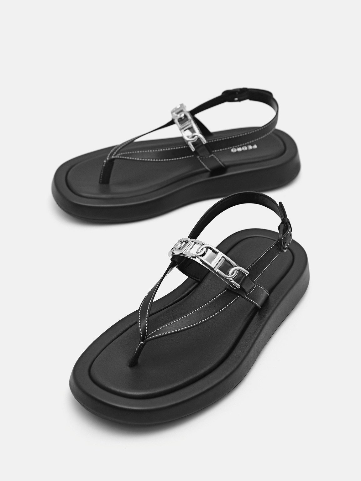 PEDRO Icon Sandals, Black