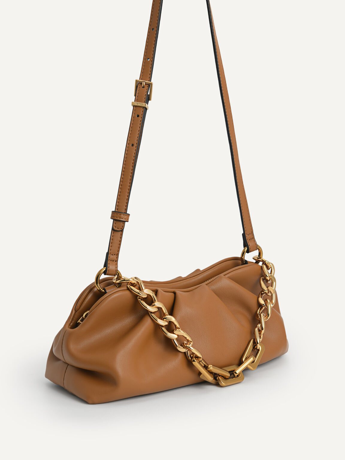 Chained Clutch, Camel, hi-res