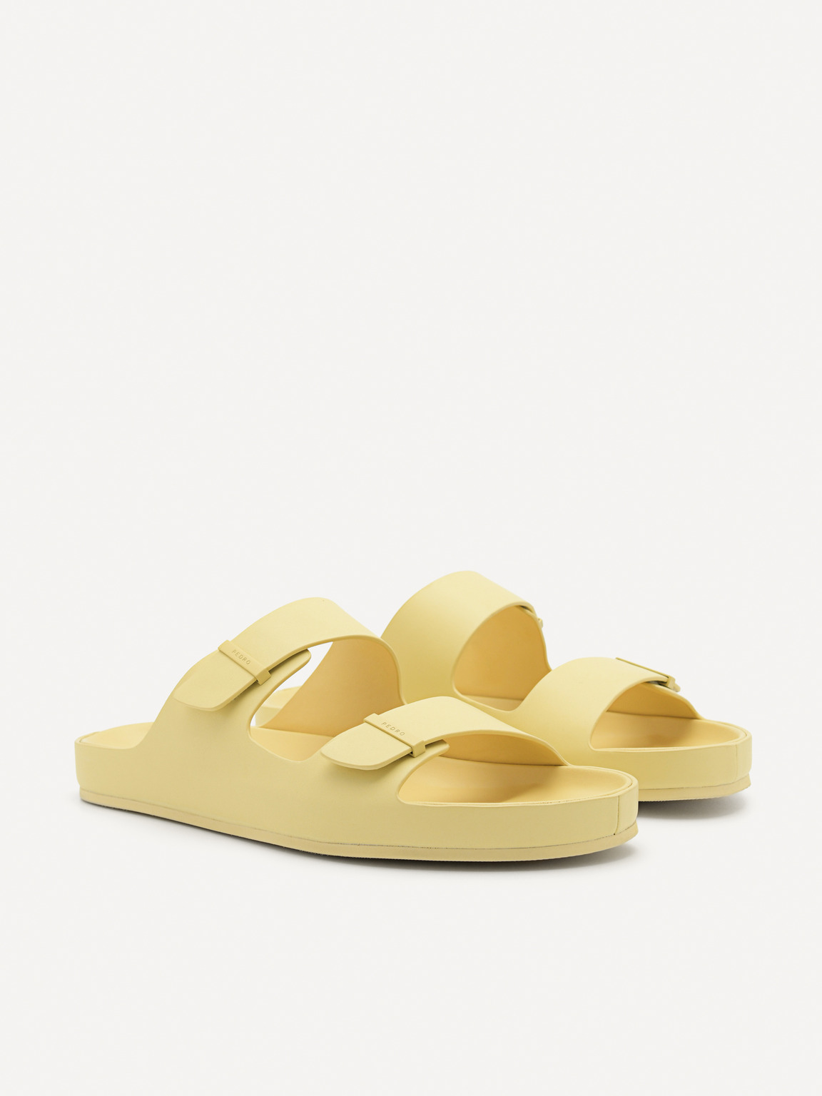Indy Slide Sandals, Light Yellow