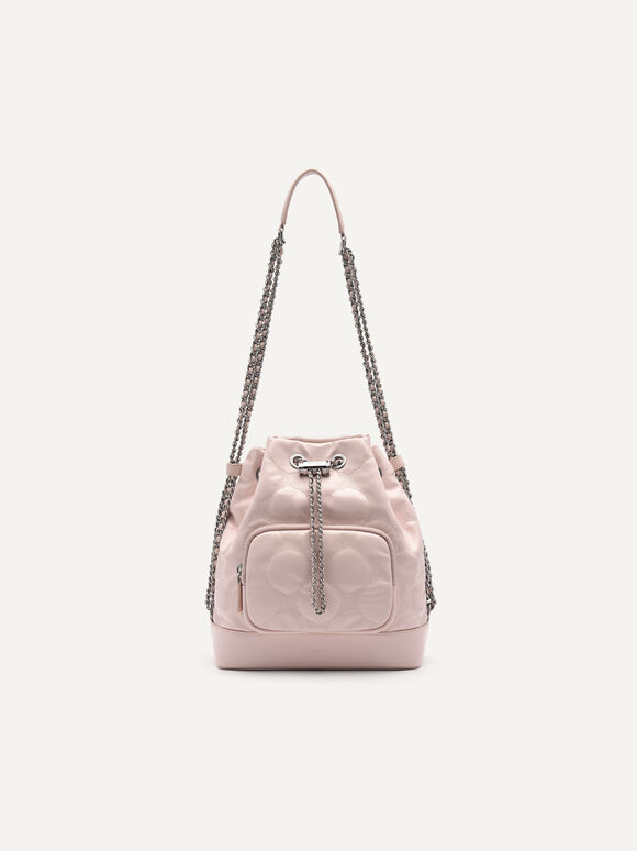 Maisie Bucket Bag, Blush