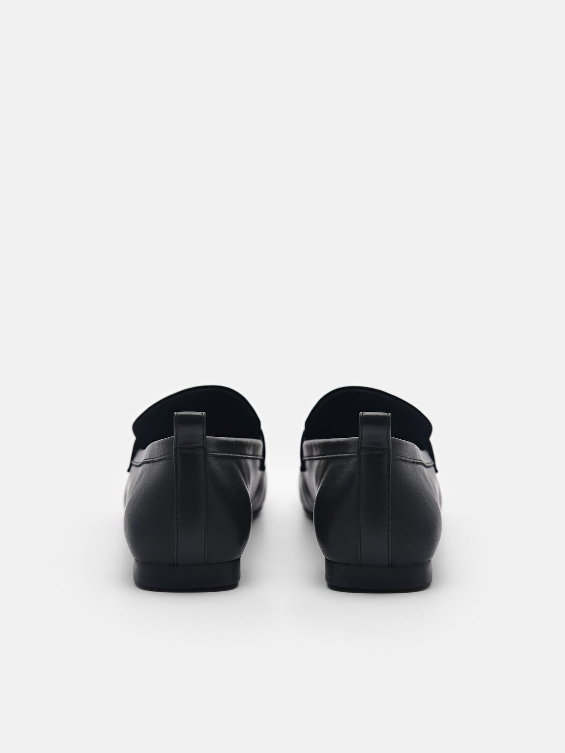 Eden Leather Loafers, Black