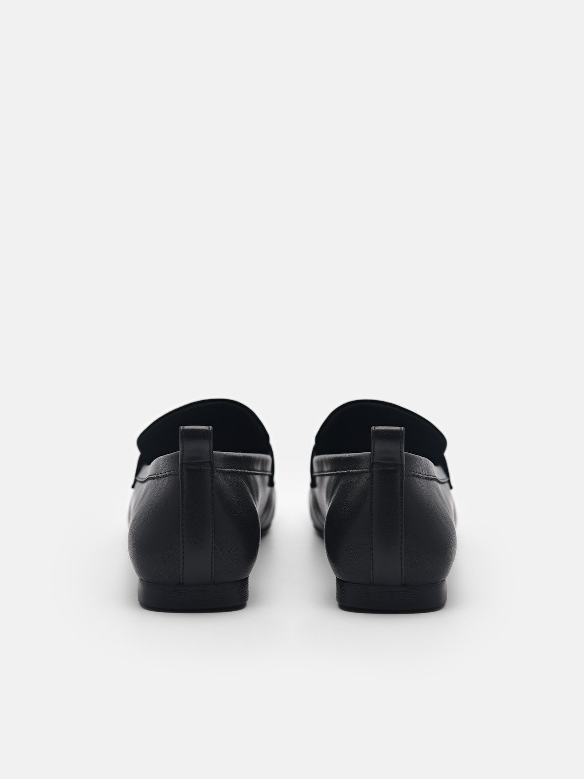 Eden皮革樂福鞋, 黑色