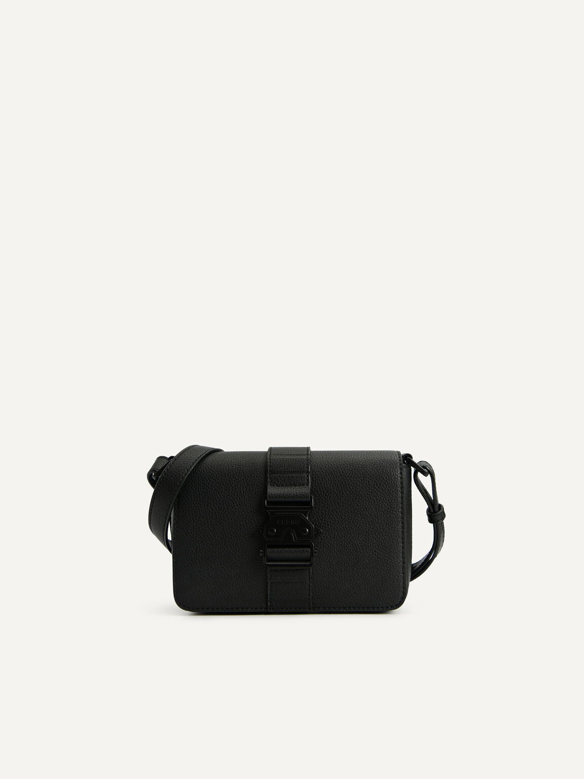 Boxy Crossbody Bag, Black