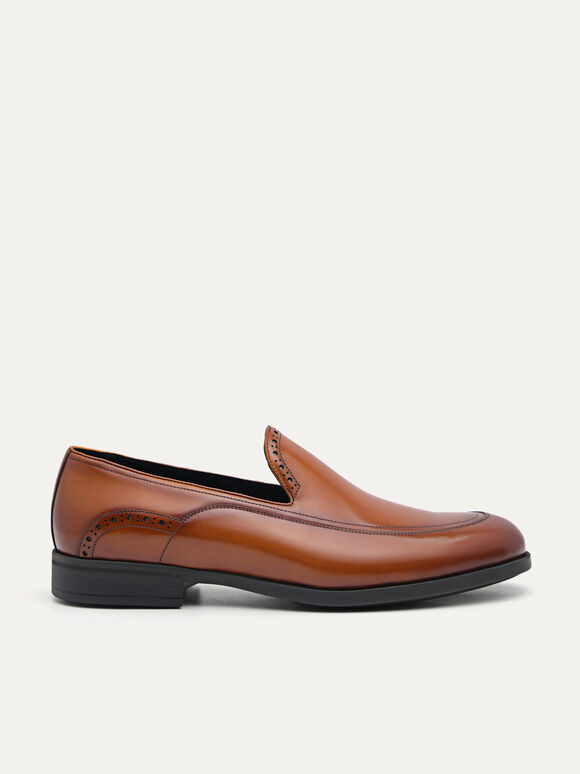 Leather Loafer, Cognac