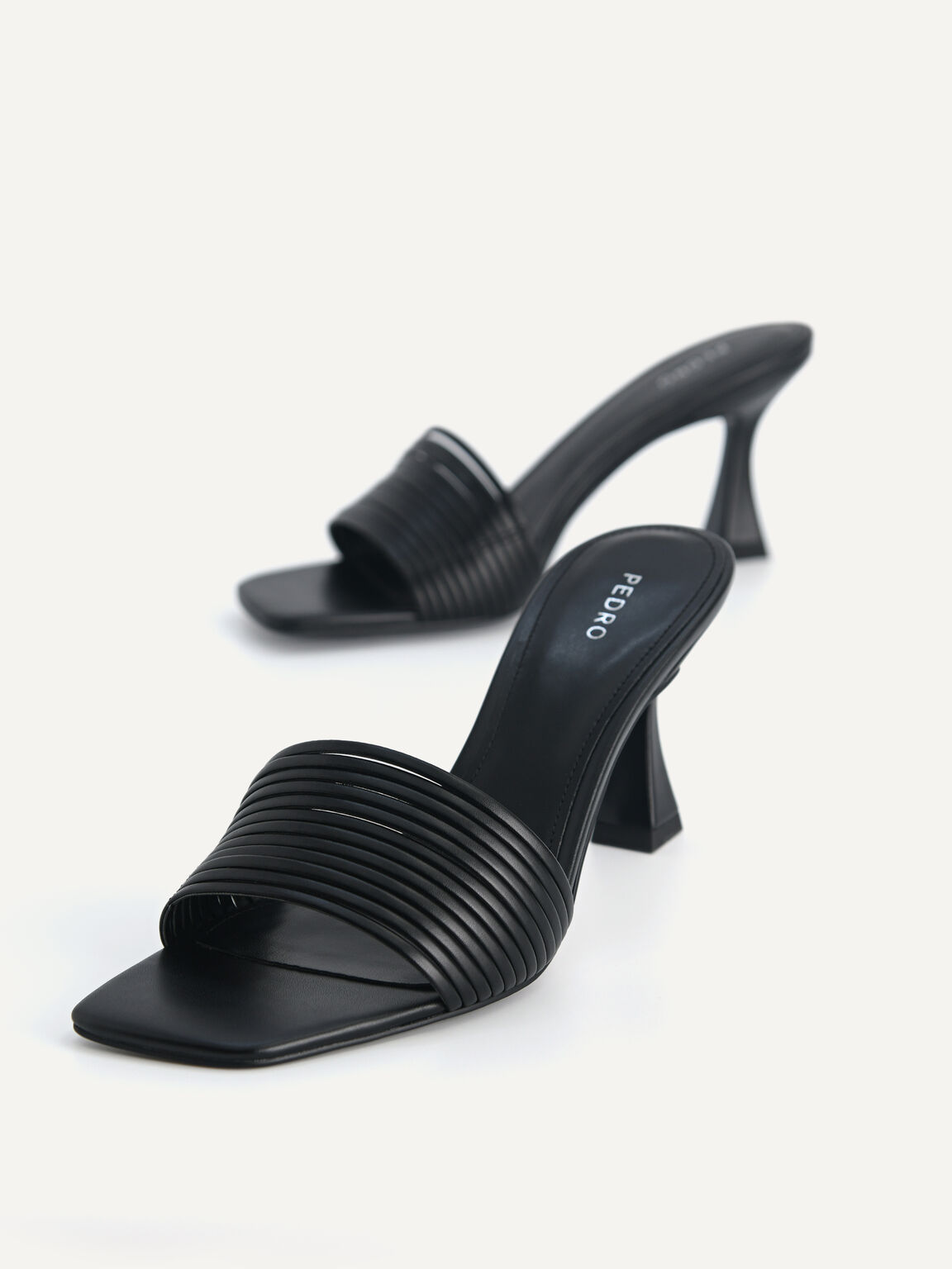 High Heeled Sandals, Black
