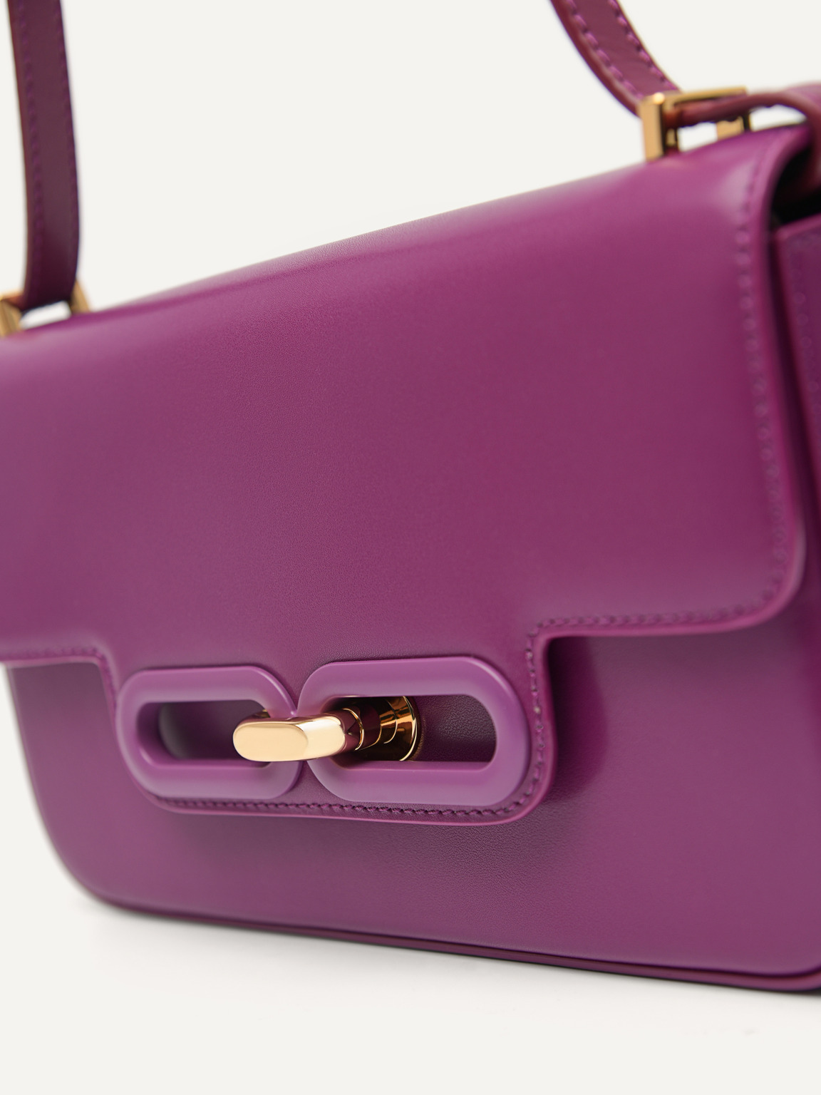 PEDRO工作室Kate皮革信封包, 紫色