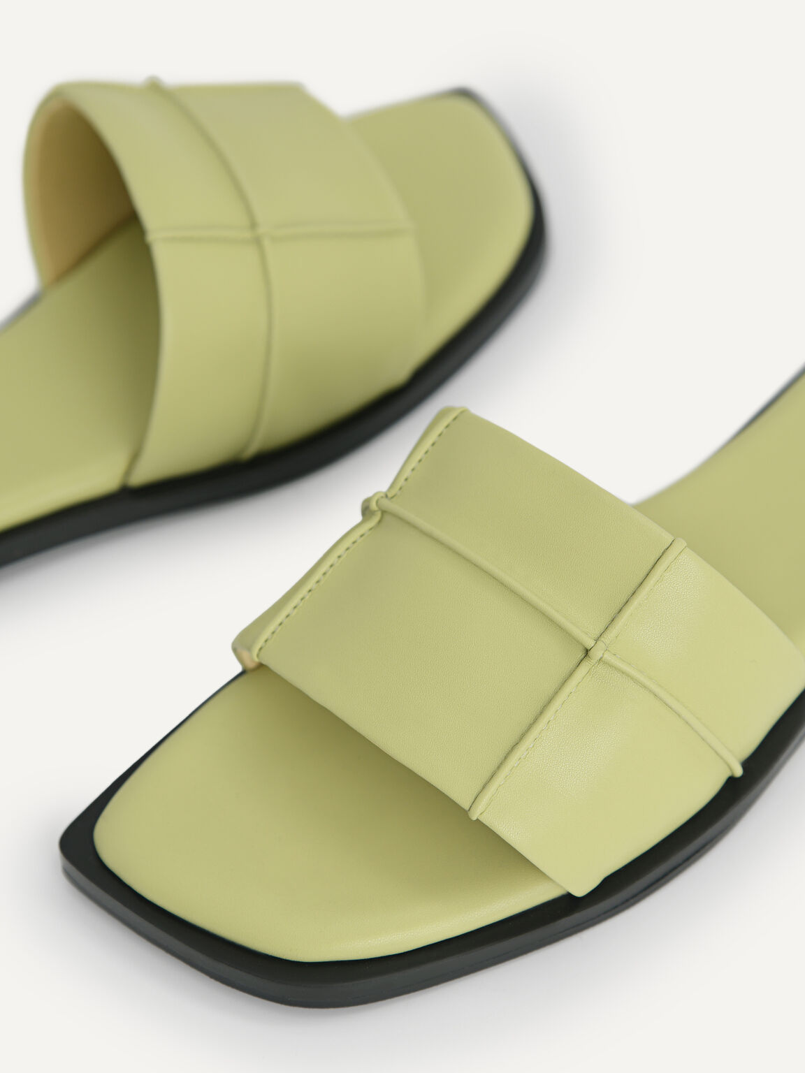 Slide Sandals, Olive, hi-res