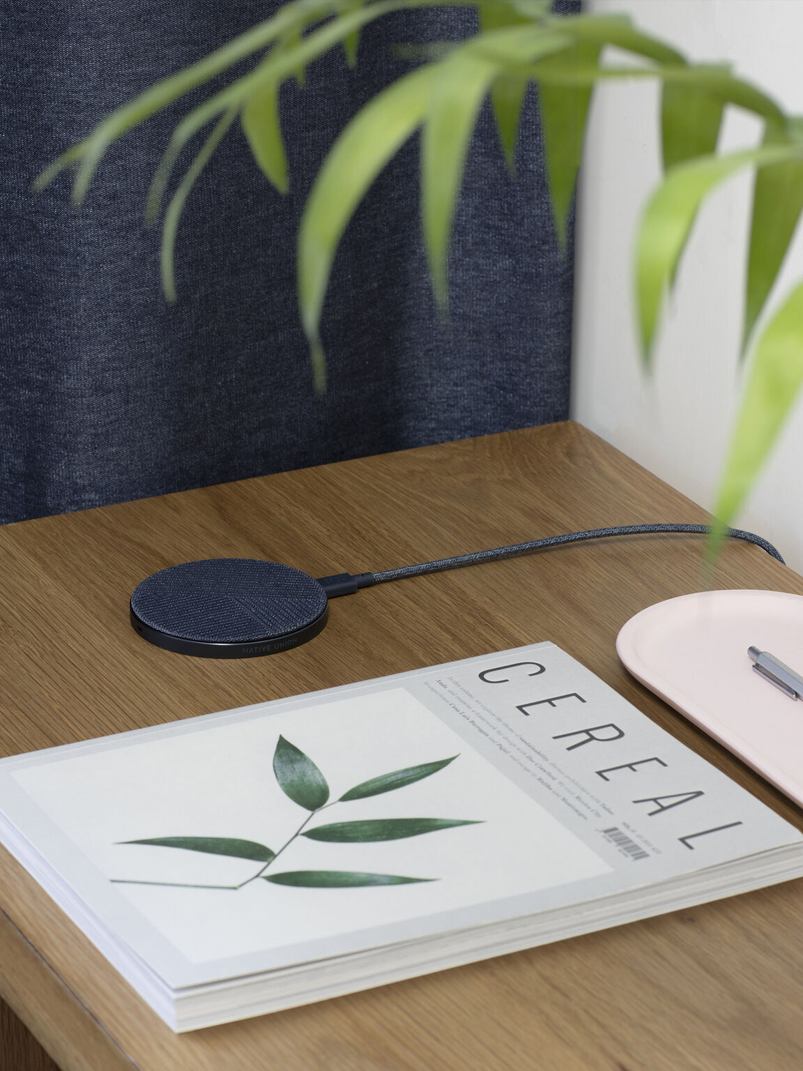 Drop Wireless Charger, Indigo