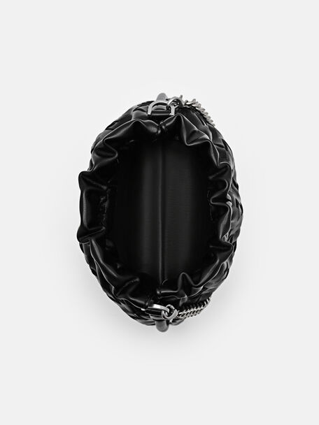 Cami Small Shoulder Bag, Black