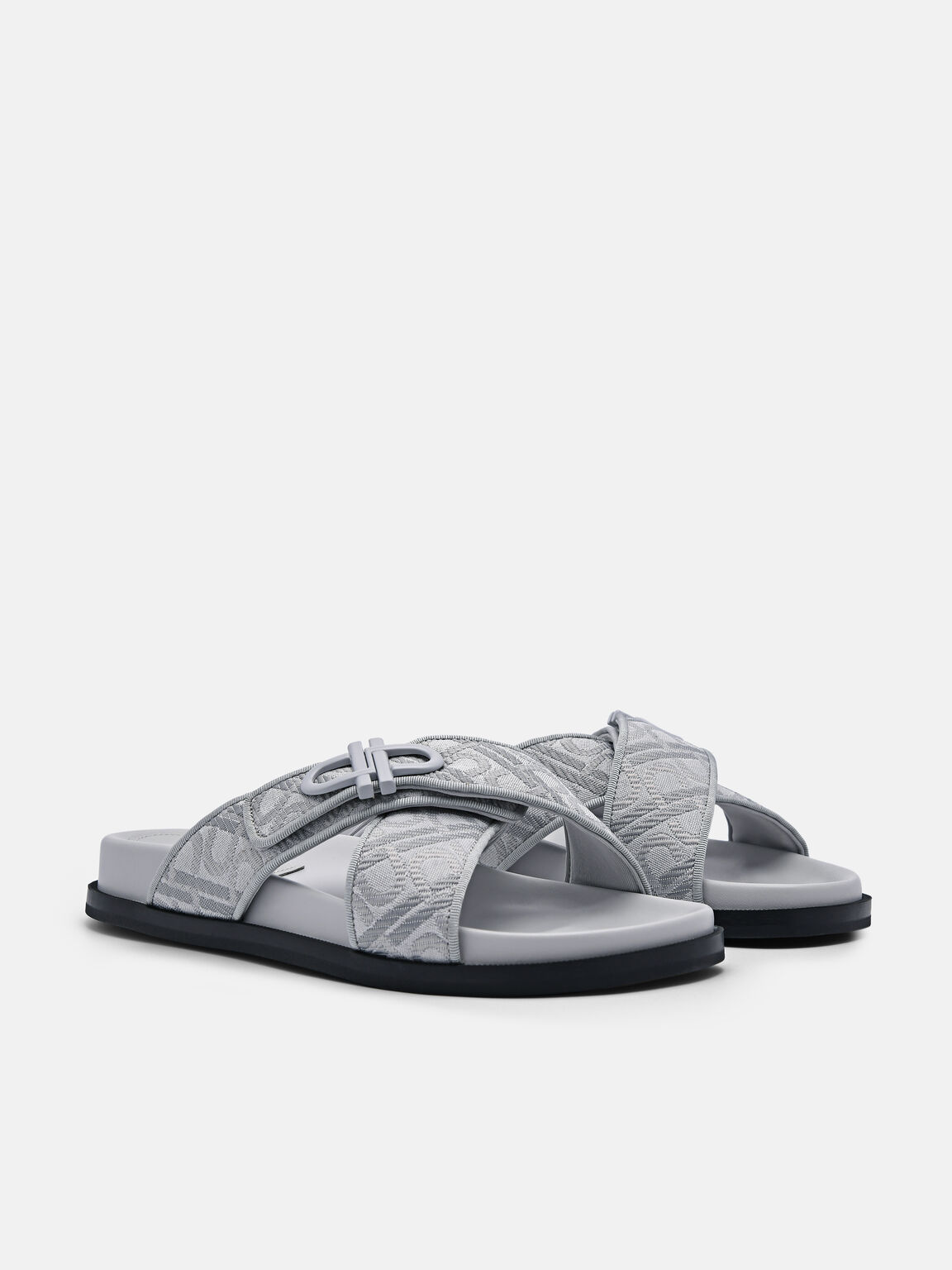PEDRO Icon Cross Sandals, Grey