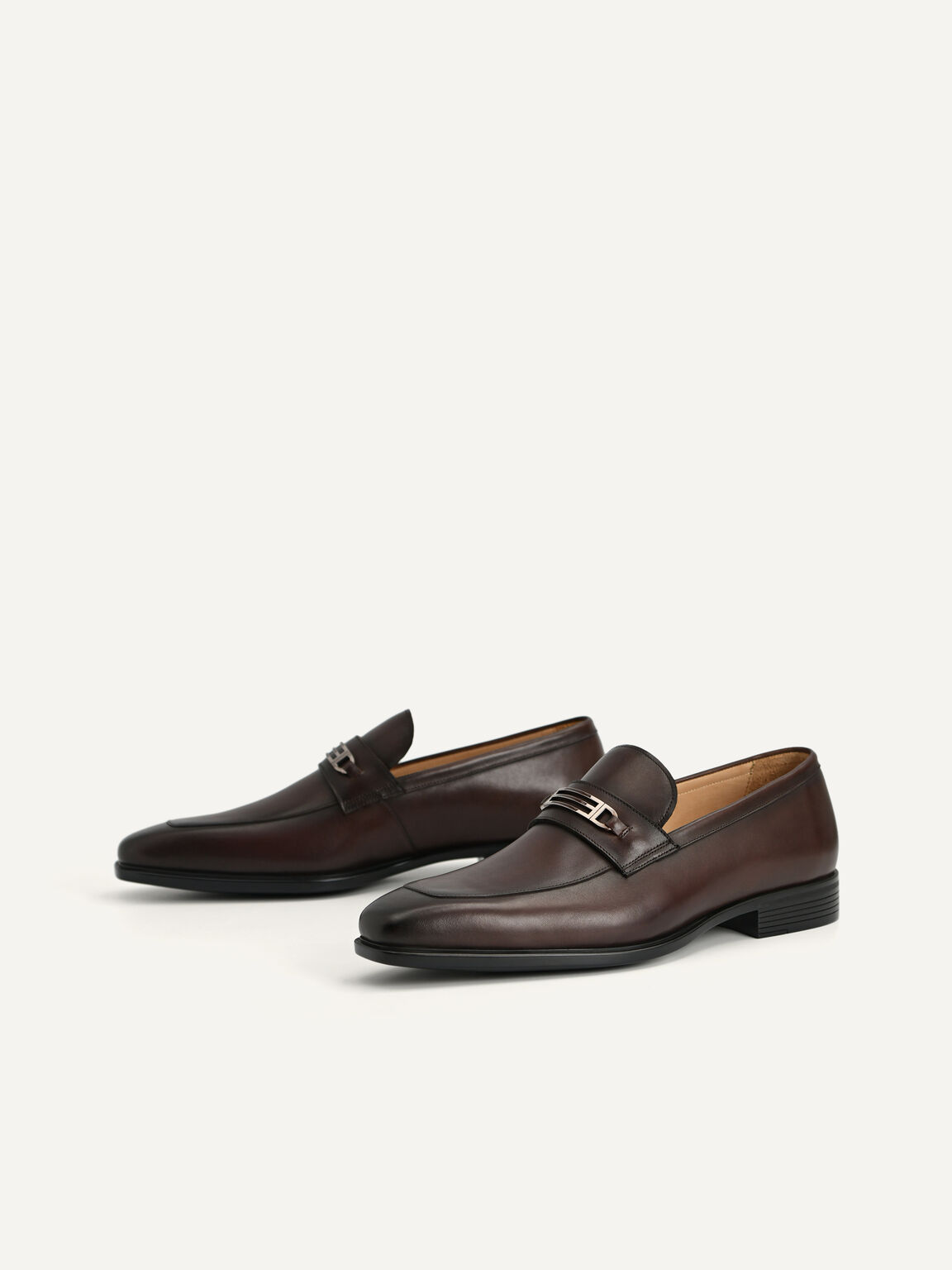 Leather Loafers, Brown