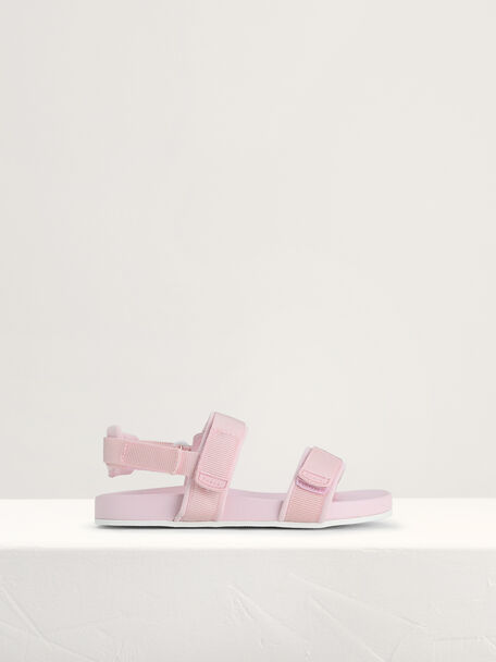 Monochrome Sandals, Light Pink, hi-res