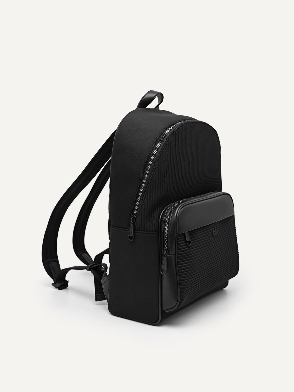 rePEDRO Pleated Backpack, Black