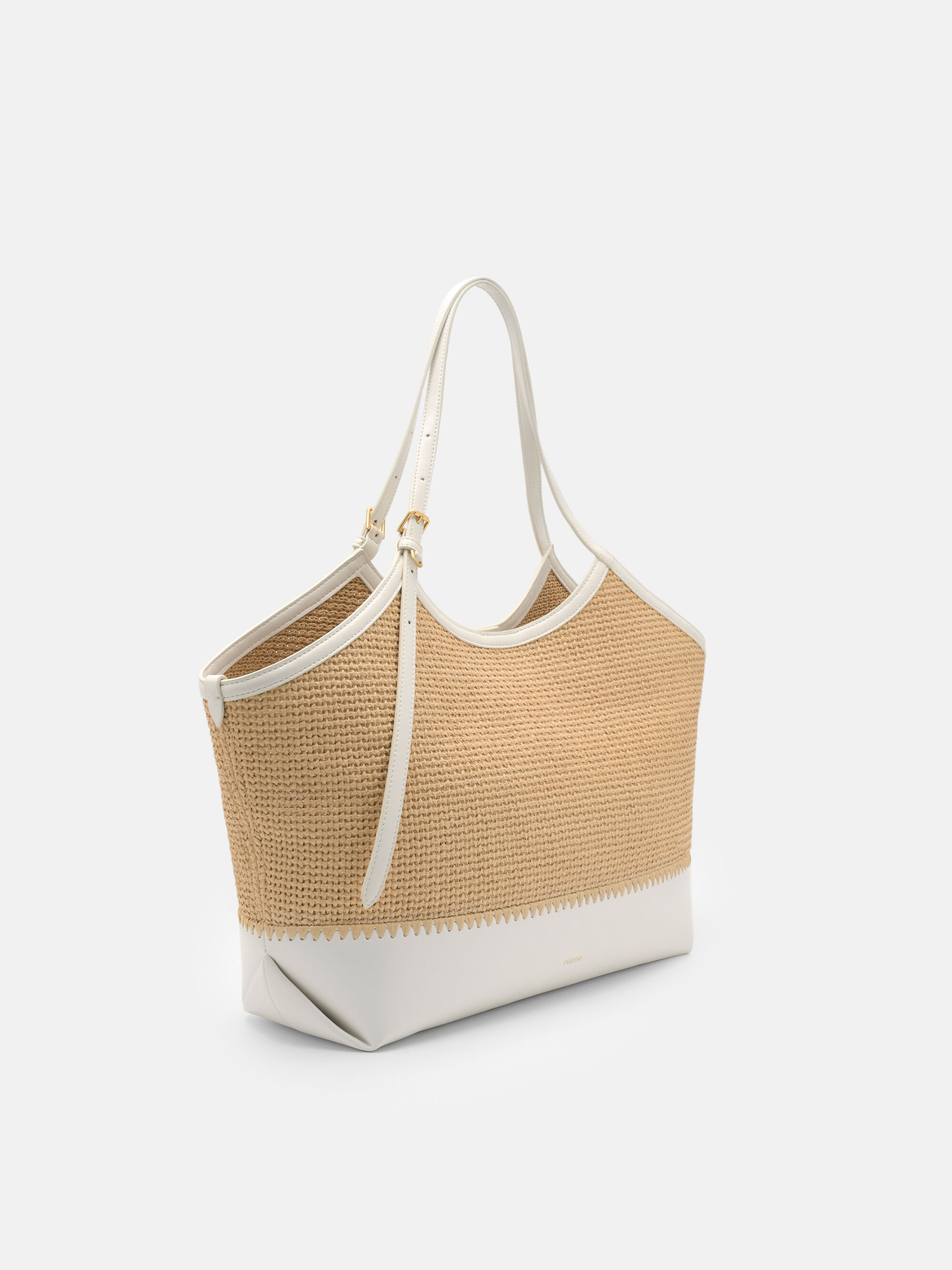 Naturual Melka Raffia Oversized Tote Bag - PEDRO US