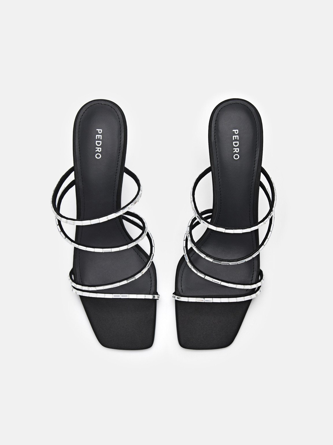 Savannah Heel Sandals, Black