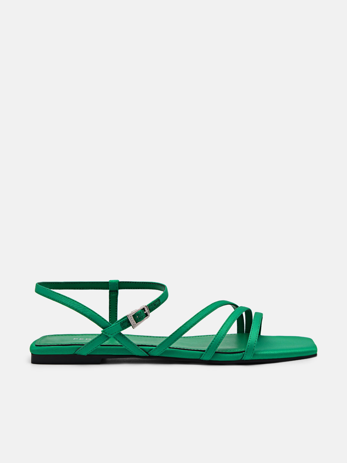 Peggy Ankle Strap Sandals, Green