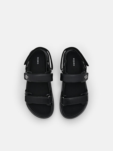 Slingback Sandals, Black