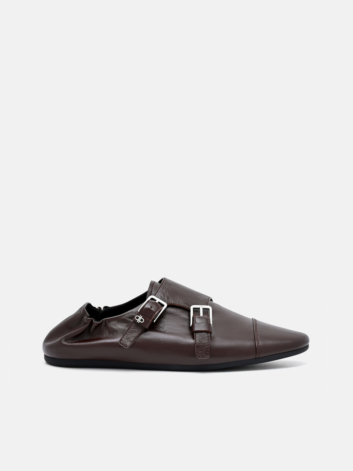 Lauren Leather Oxford Shoes, Dark Brown, hi-res