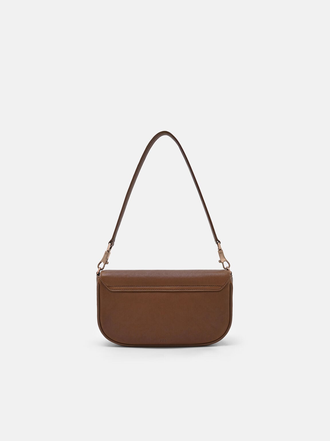 Willow Leather Shoulder Bag, Brown, hi-res