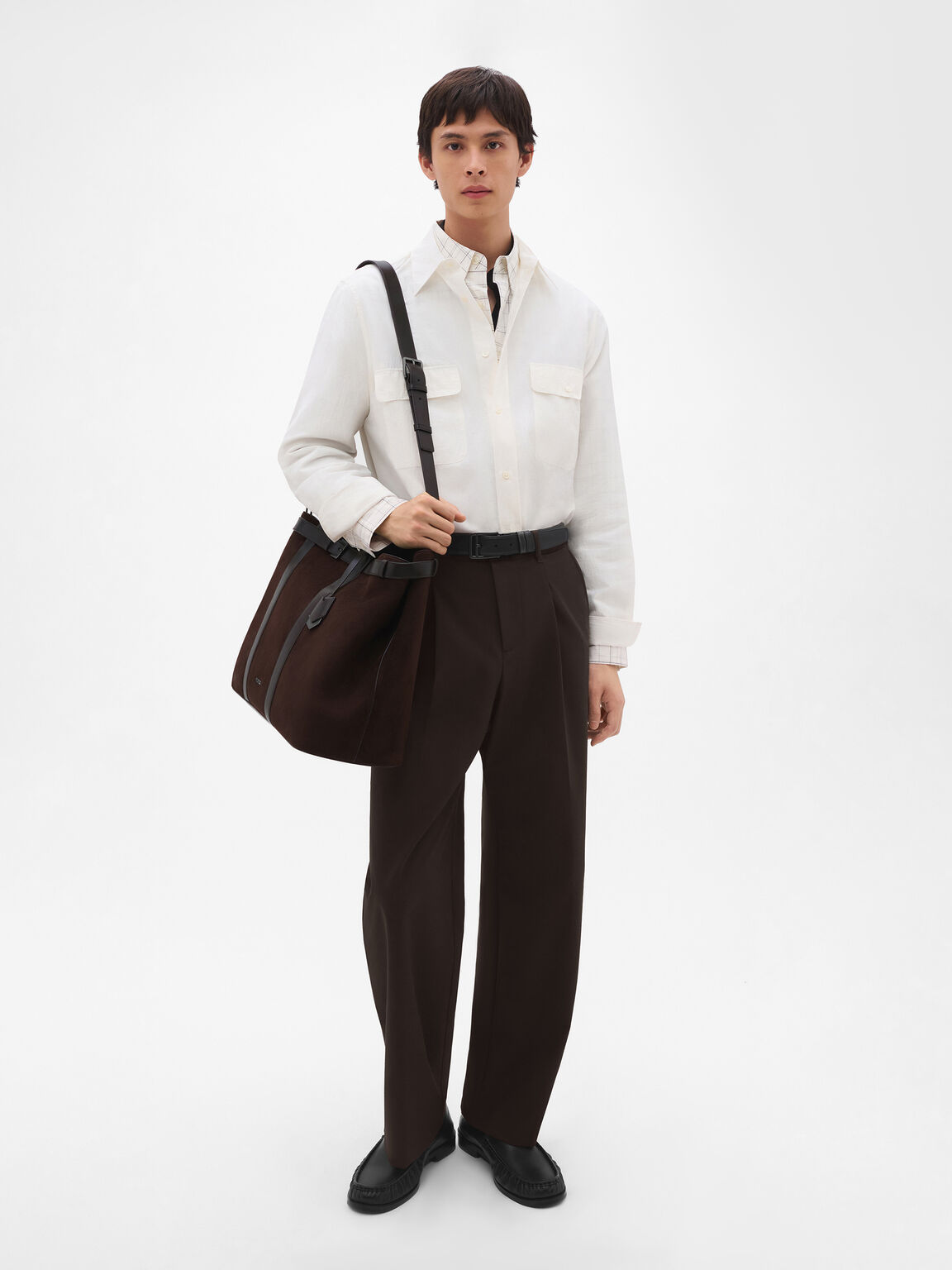 T&uacute;i du lịch phom chữ nhật Tyson, Espresso Brown Suede, hi-res