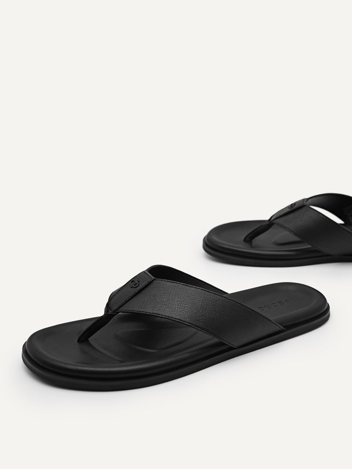 PEDRO Icon Thong Sandals, Black, hi-res