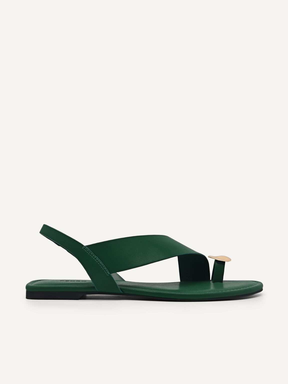 Demi Toe Loop Sandals, Dark Green, hi-res