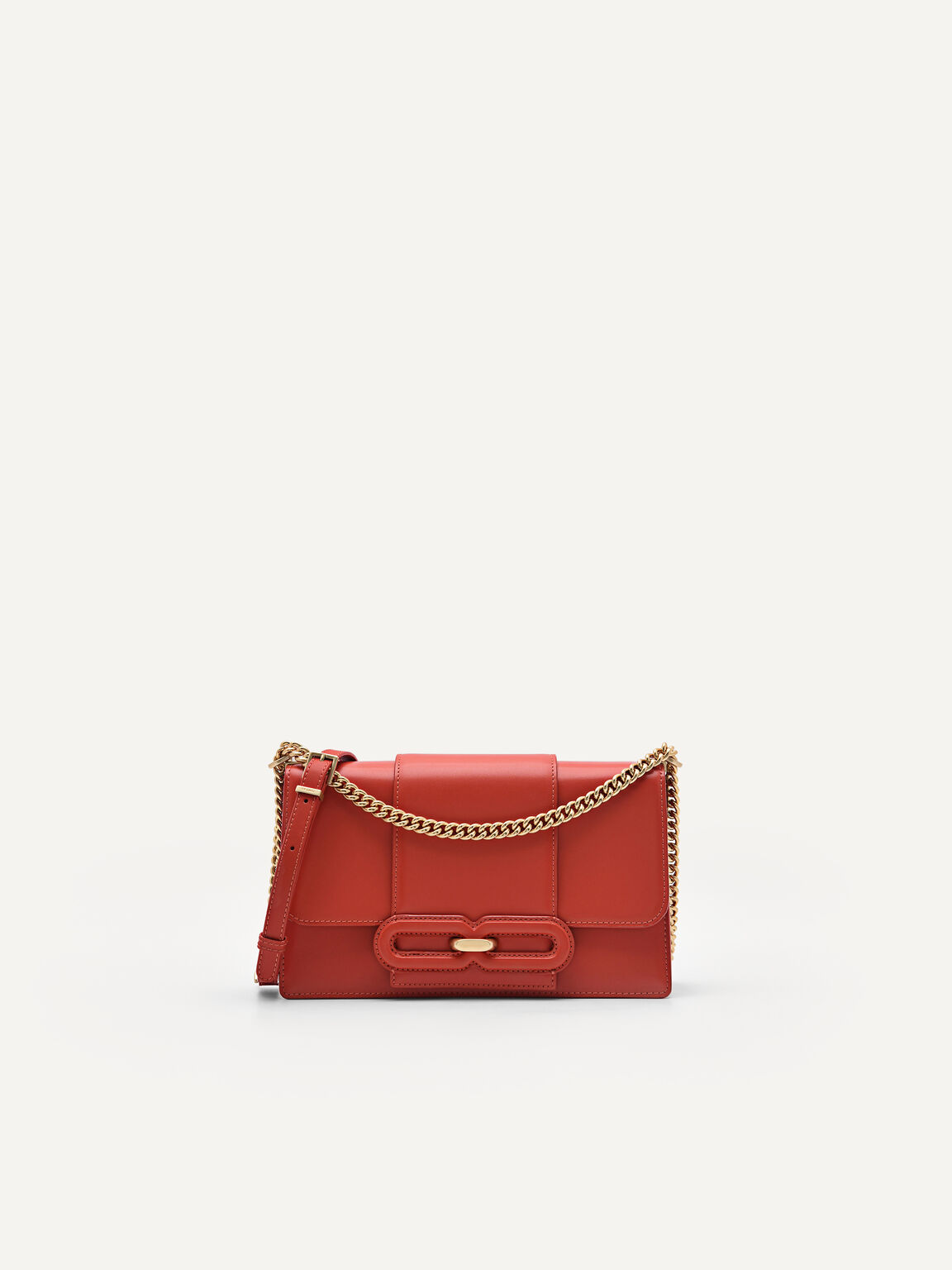 PEDRO Studio Kate Leather Shoulder Bag, Red, hi-res